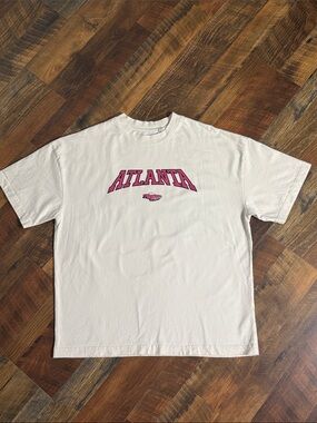 Standard Cloth Atlanta Graphic T-Shirt Cream Pink Men’s Medium Urban Outfitters